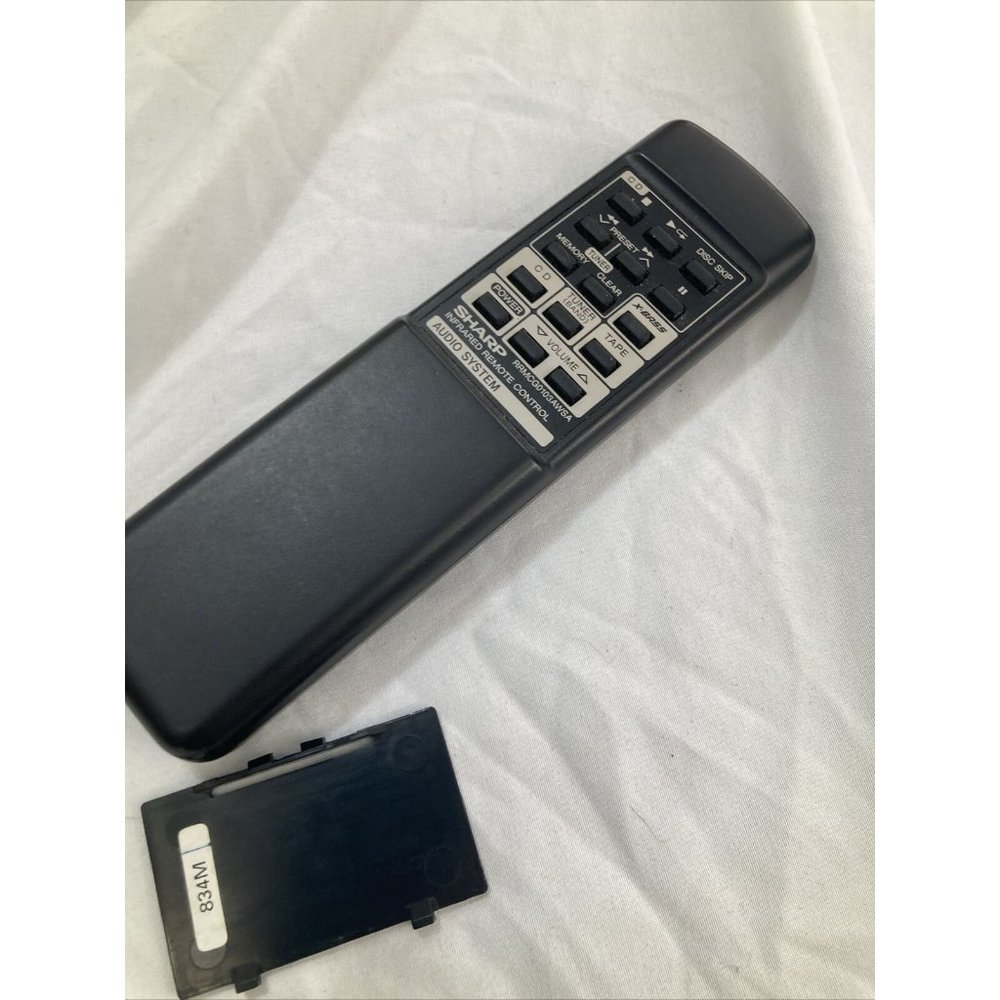 Sharp (RRMCG0103AWSA) CD Audio System Infrared Remote Control Tested Working!! - Picture 6 of 6